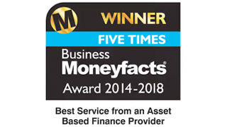 Business moneyfacts award 2014-2018 best service from an asset based finance provider