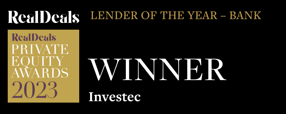 Lender of the Year, Private Equity Awards 2023