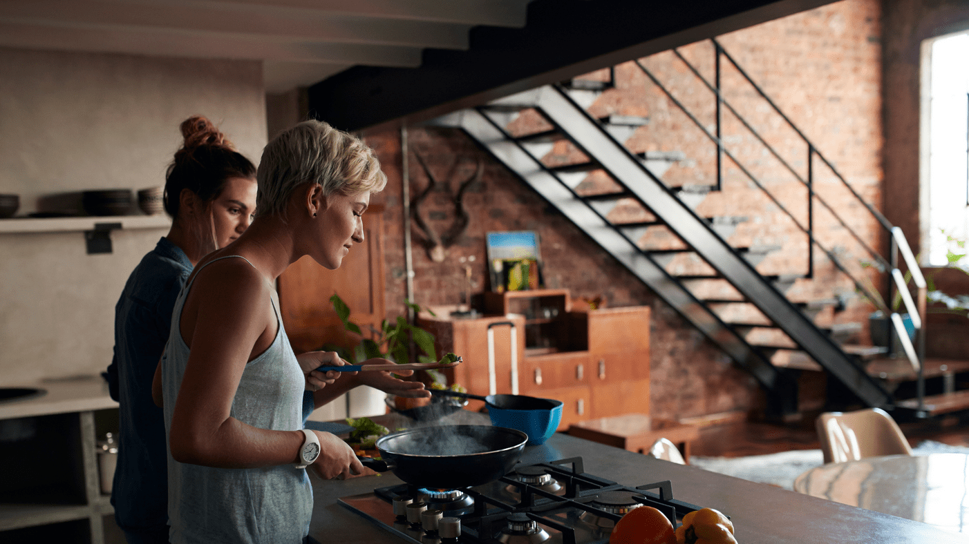 lady cooking