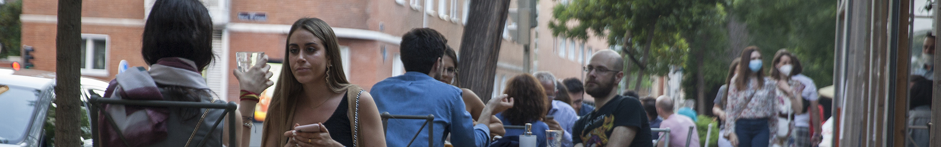 Customers return to European cafes after elements of lockdown have been lifted