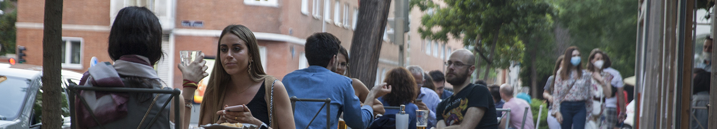 Customers return to European cafes after elements of lockdown have been lifted