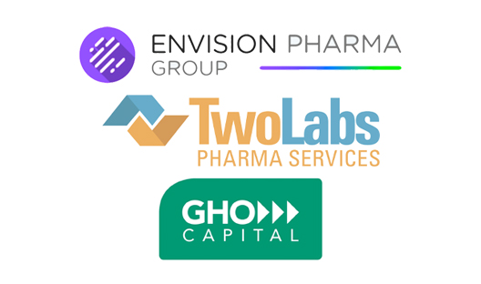Envision Pharma Group, TwoLabs and GHO Capital logos