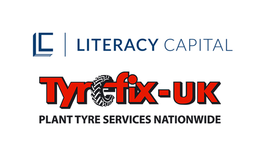 Literacy Capital and Tyrefix UK logos
