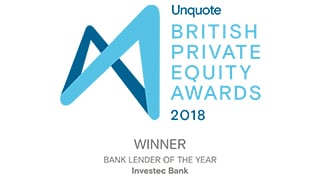 Winner, Bank Lender of the Year 2018