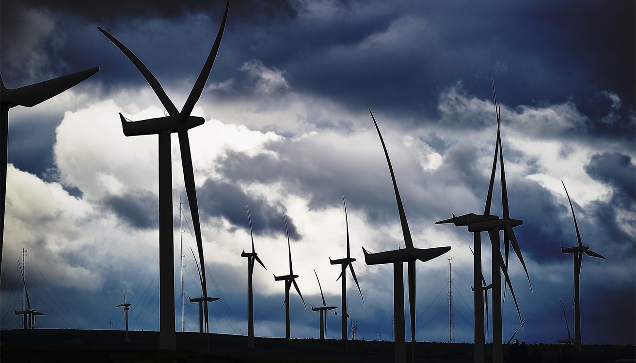 UK wind farms contribute a large amount to the nation's overall electricity generation