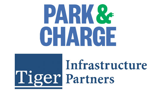 Park&Charge and Tiger Infrastructure Partners logos
