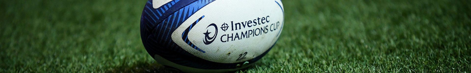 Investec Championship Rugby ball on the grass