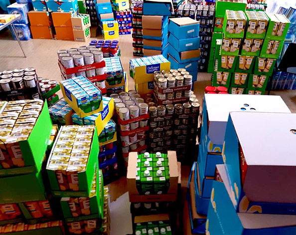food bank supplies