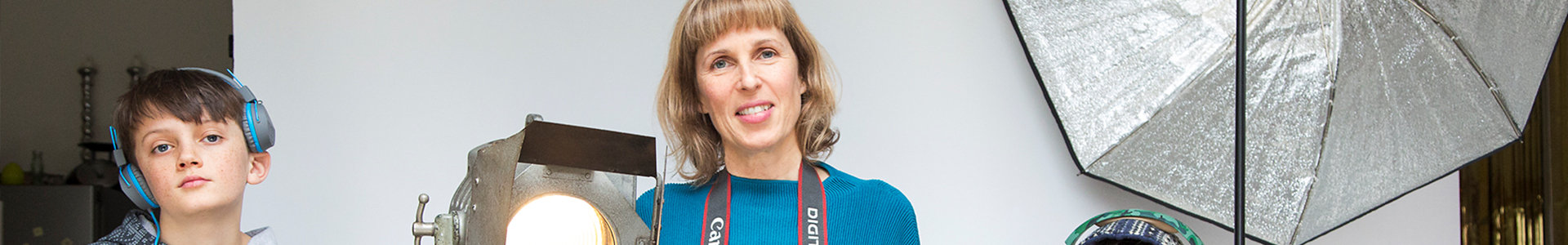 Fiona Freund during a photoshoot
