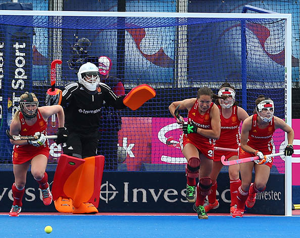 The GB team takes on a penalty