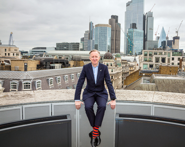 View of london skyline