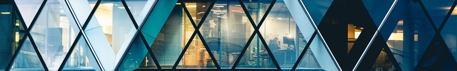 Close up of offices in Gherkin building