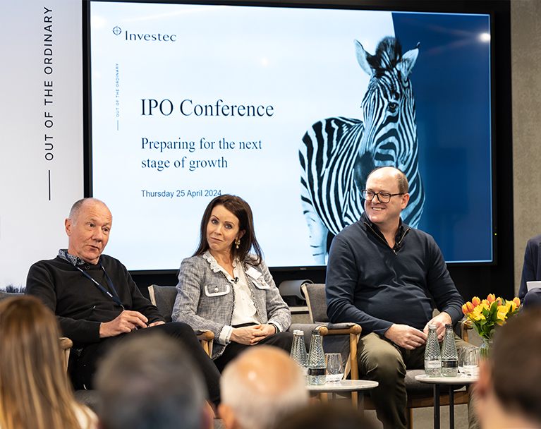 Andy Brough, Victoria Stevens, Richard Watts and Ben Griffiths at the IPO Conference 2024