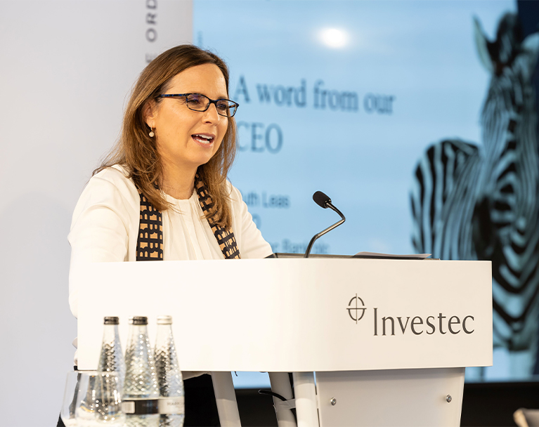 Ruth Leas speaking at the IPO Conference 2024