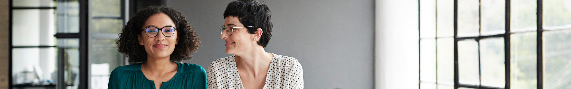 Two female entrepreneurs