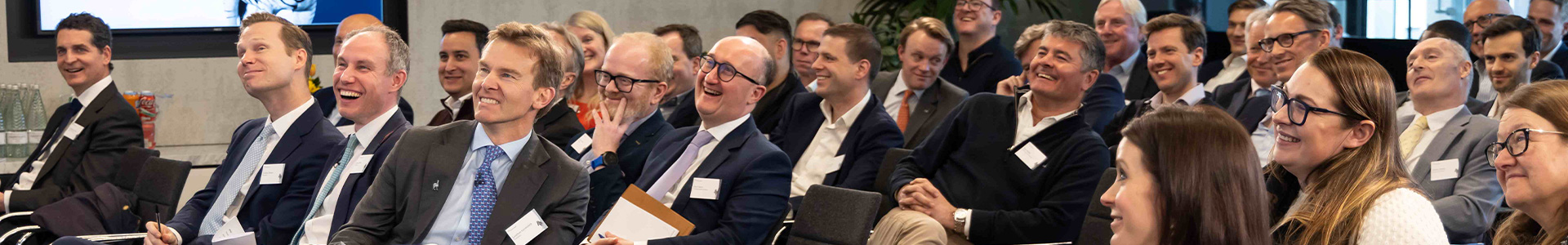 Audience laughing at the IPO Conference 2024