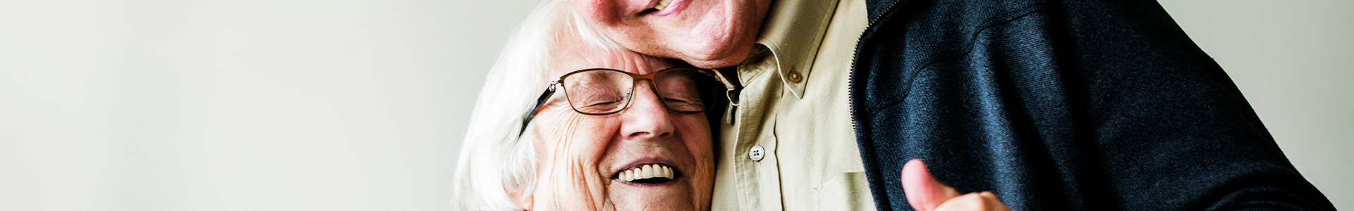 Old couple dancing