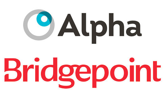 Alpha and Bridgepoint logos