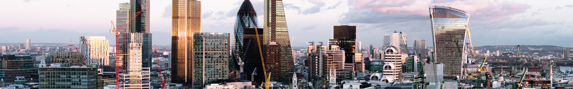 London City Financial District skyline