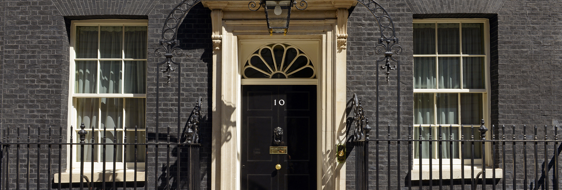 Number 10 Downing Street front door