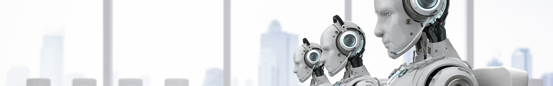 robots working in call centre