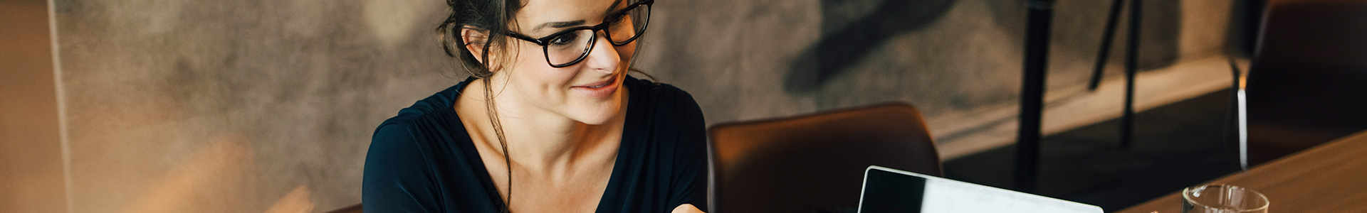 Woman with laptop