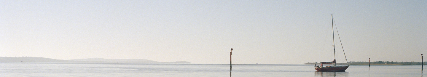 Sailing boat on a calm sea