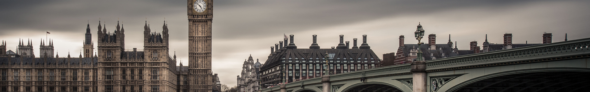 Houses of parliament and Westminster Bridge