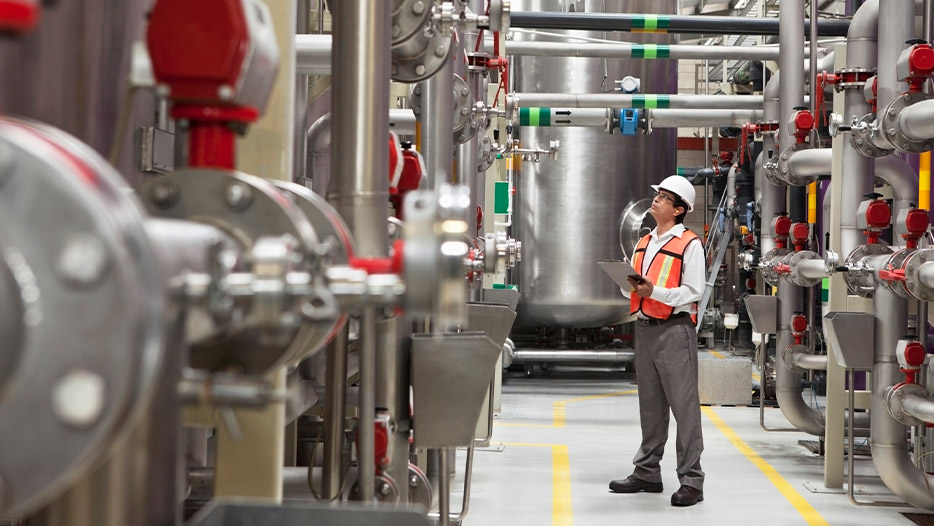 Engineering checking factory machinery