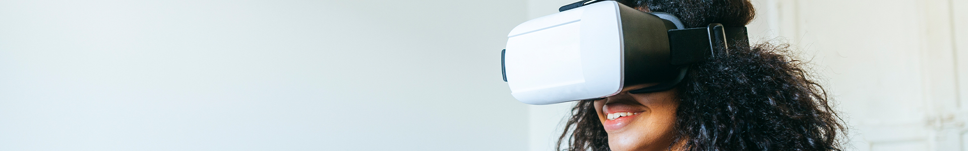 Female wearing a VR headset