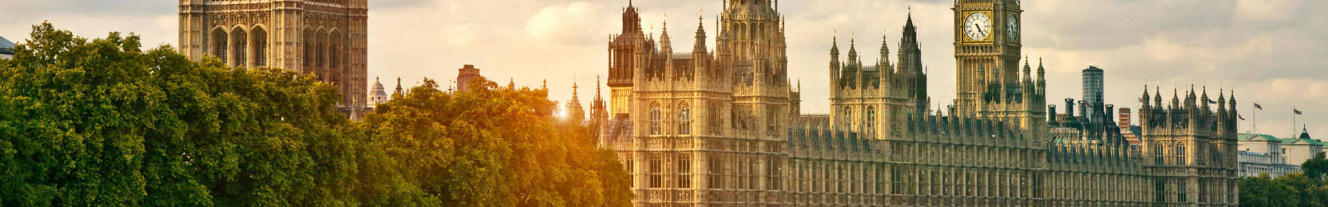 Houses of Parliament at sunset