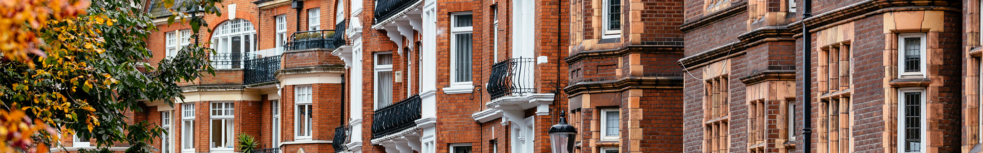 Old multi-storey town houses