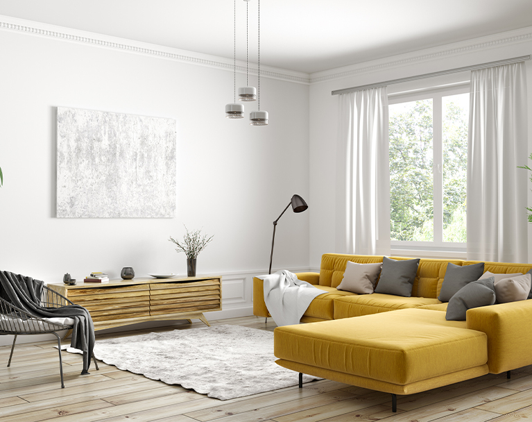 Interior design of modern apartment