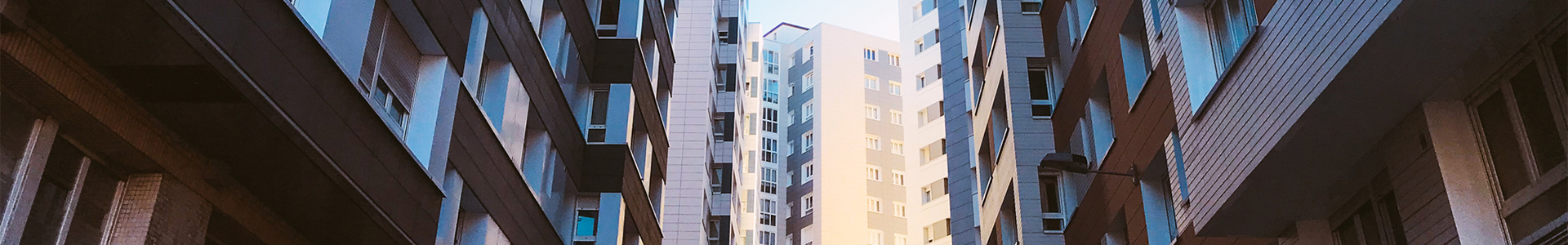 Multiple blocks of flats