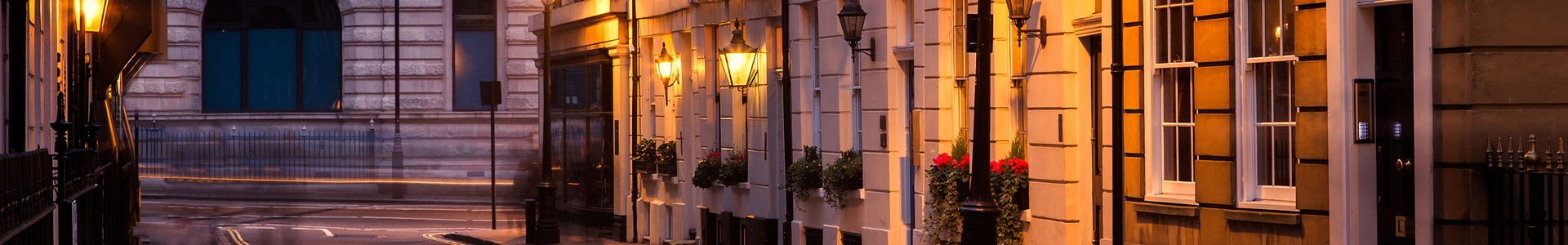 London street at night