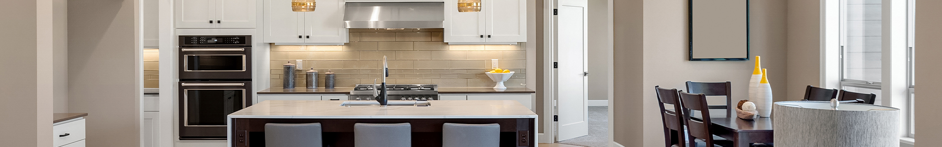 Renovated kitchen and living space