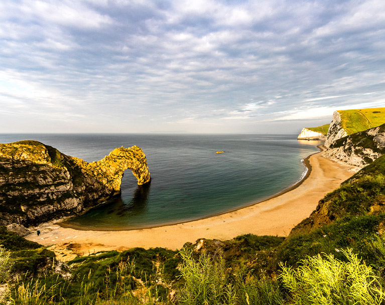 Dorset landscape by the sea