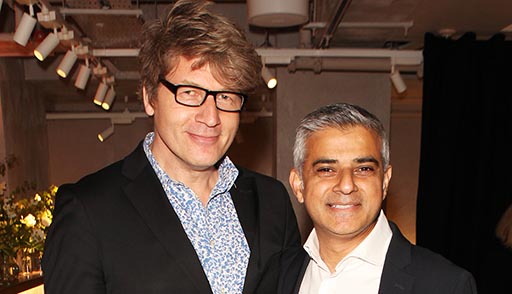 Leo Johnson and Sadiq Khan