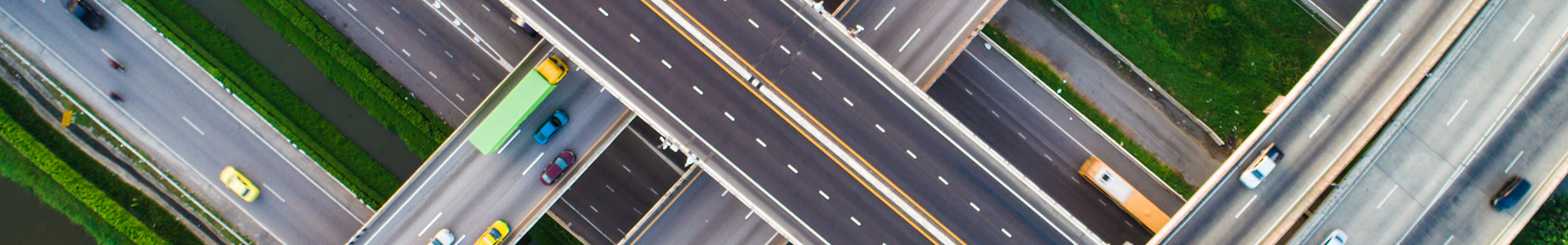 Multiple crossing roads