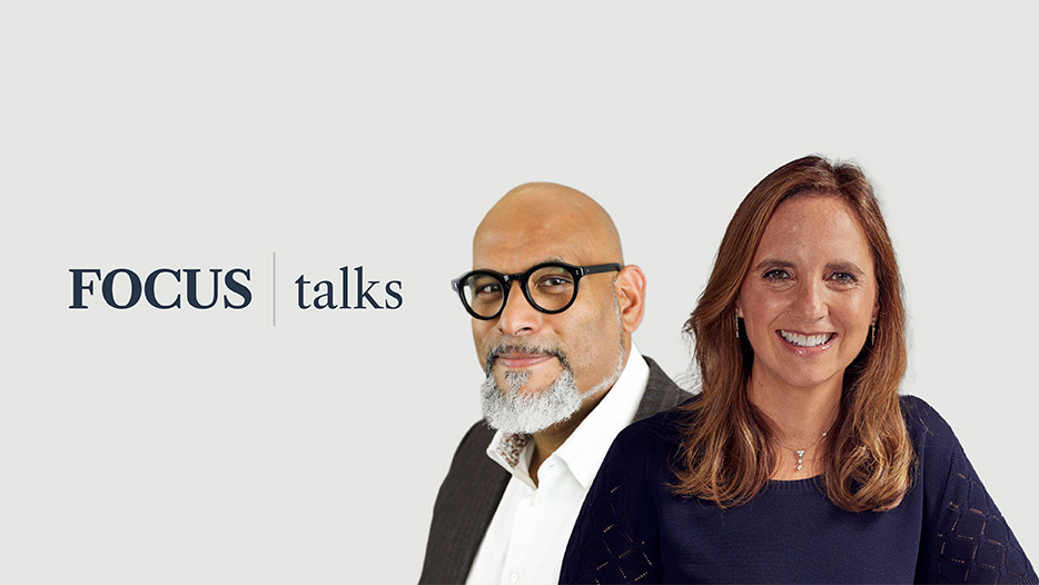 Organisational psychologist John Amaechi and Investec Bank plc’s CEO Ruth Leas Focus Talk