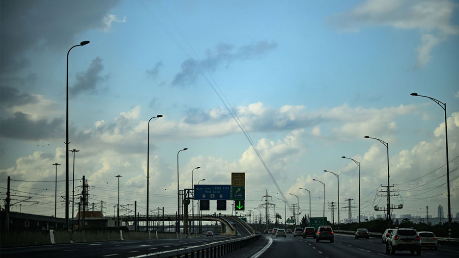 Motorway exit near Tel Aviv as Israel Poised To Invade Gaza As Worries Of Regional Escalation Grow