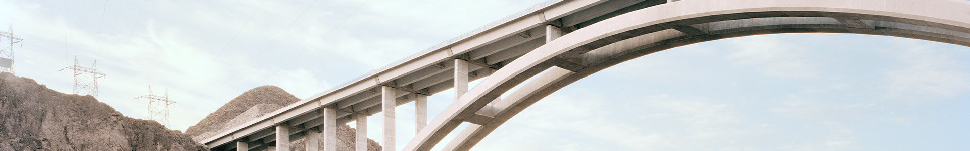 Bridge from one cliff to another over a running river below