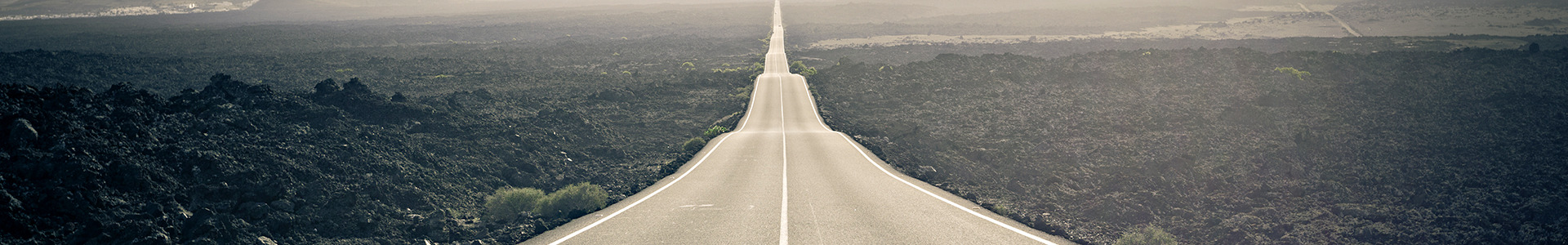 Long straight never ending road