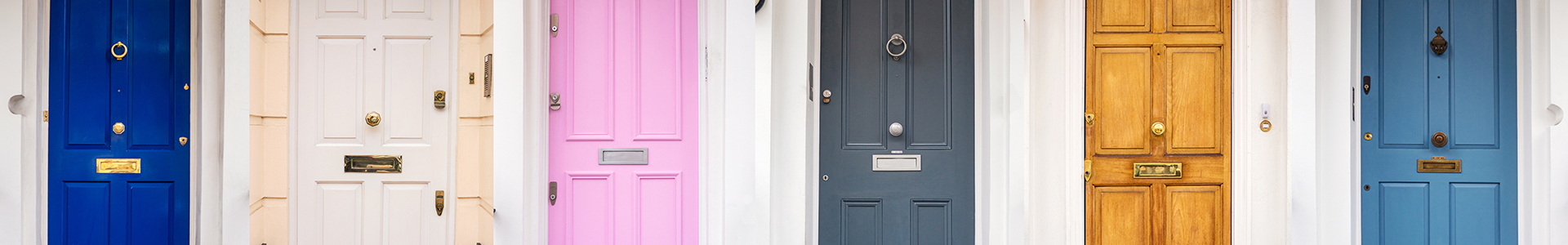 Row of doors