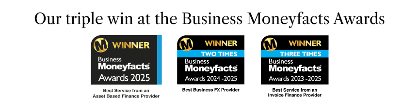 Triple win at the Business Moneyfacts awards