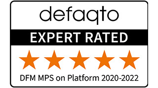 Defaqto Five-star rating for our MPS on Platforms service 2020 - 2022
