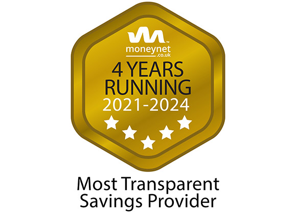 Moneynet Most Transparent Savings Provider for 2021, 2022, 2023 & 2024