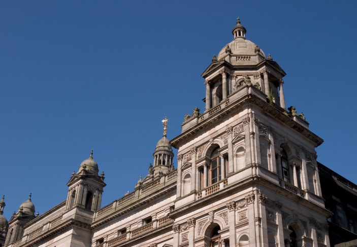 The George House building in Glasgow's George Square