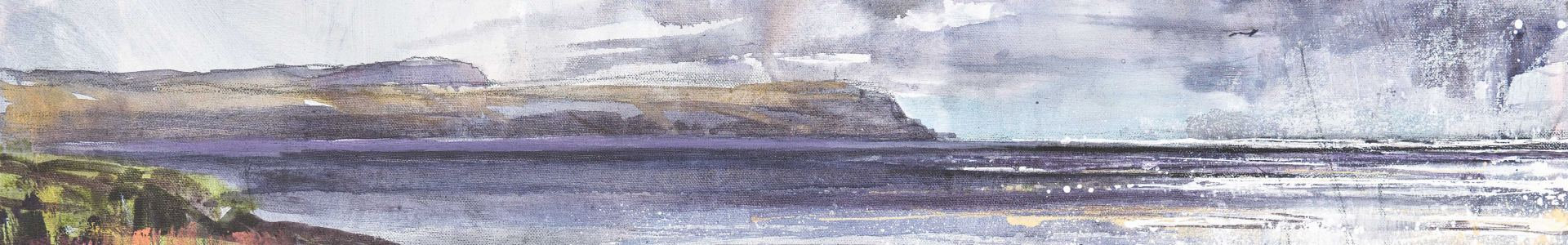 Pascale Rentsch's artwork, Colours threaded with shades, Islay 2023