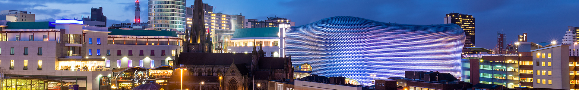 Birmingham skyline and Bullring